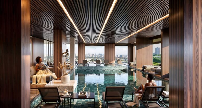 05 Avana Oasis – Heated swimming pool (marketing render)
