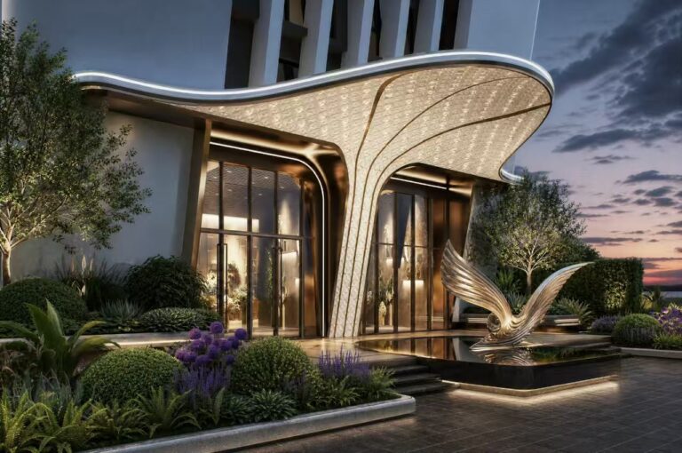 05 Santorini Residences – Grand entrance